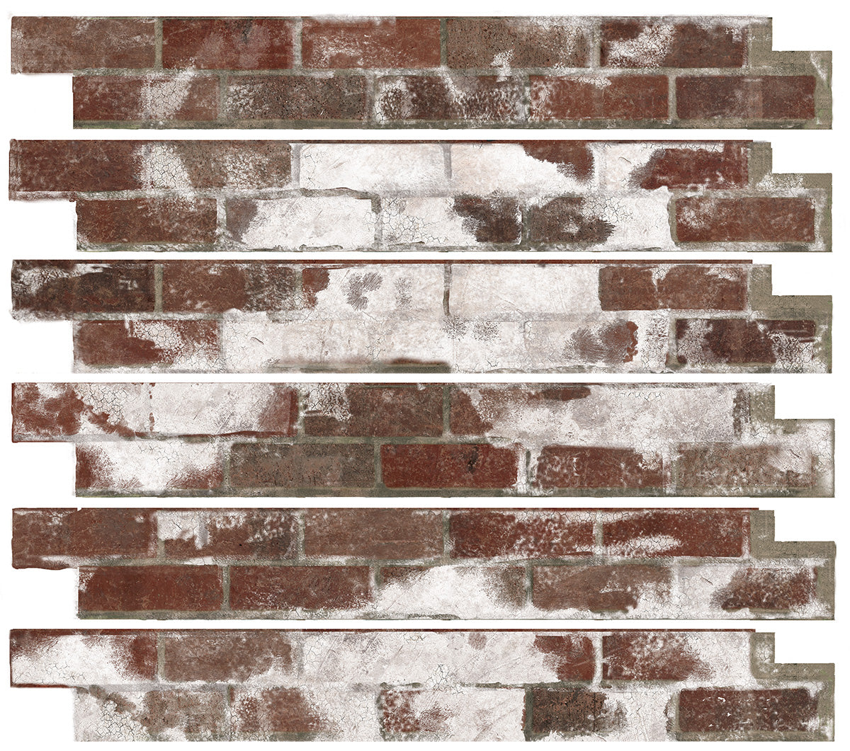 Faux Midtown Brick Old Paint Panels | Ninth & Vine